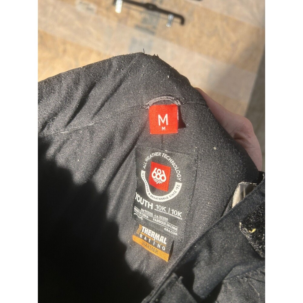 686 Snow Pants Youth Girls Black Size Medium Youth Evolution Ski  Waterproof